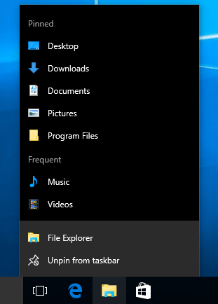 Estableix la carpeta predeterminada en obrir l'explorador a Windows 10