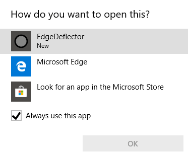 Kuinka ohittaa Microsoft Edge Windows 10:ssä