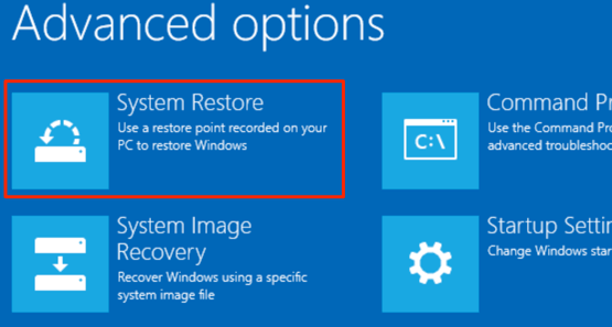 Järjestelmän palautuspisteen luominen manuaalisesti Windows 10:ssä