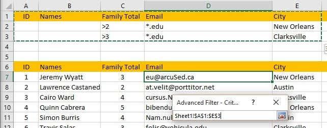 Como filtrar datos en Excel