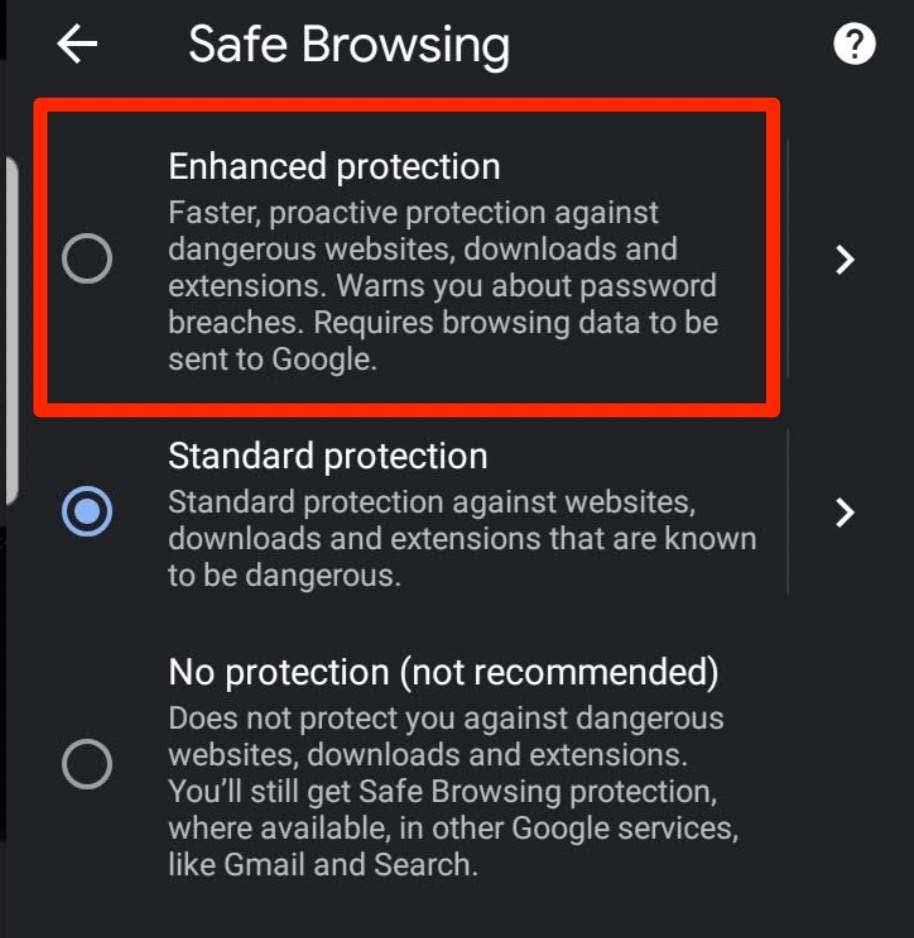 Què és la protecció millorada a Google Chrome i com activar-la