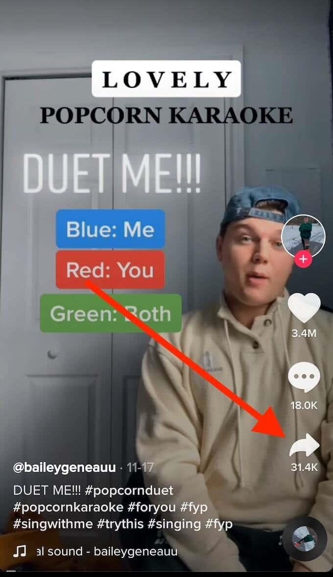 Sådan duetter du på Tiktok