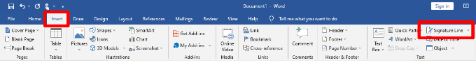 Si të vendosni një nënshkrim në një dokument të Microsoft Word