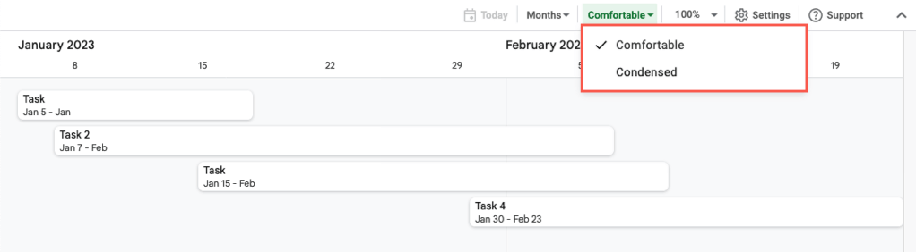 Как да използвате изгледа на времевата линия на Google Sheets за управление на проекти