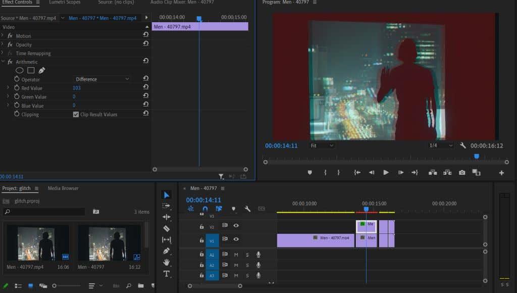 Hvernig á að búa til gallaáhrif í Adobe Premiere Pro