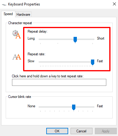 Hvordan fikse forsinkelse eller forsinkelse når du skriver i Windows