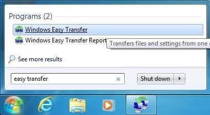 Pārsūtiet failus no Windows XP, Vista, 7 vai 8 uz Windows 10, izmantojot Windows Easy Transfer