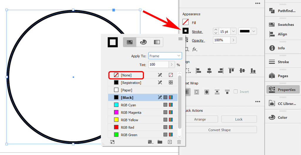 Com corba el text a InDesign