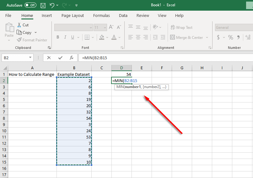 Com trobar i calcular l'interval a Excel