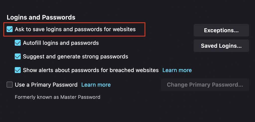 ВИПРАВЛЕННЯ: браузер не запам’ятовує ваші паролі