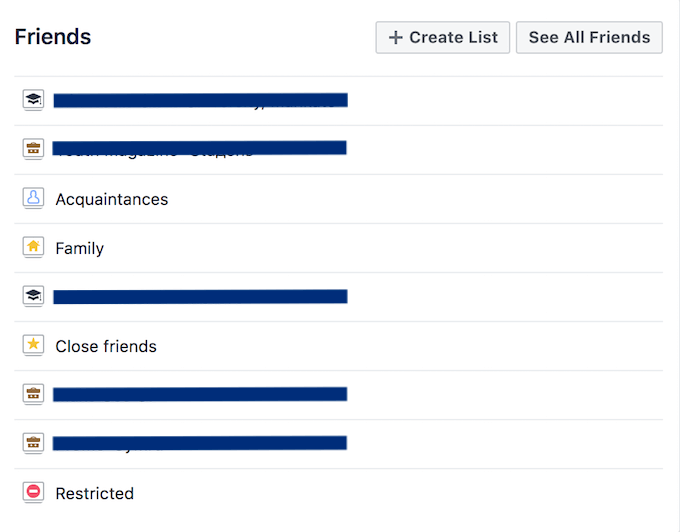Πώς να χρησιμοποιήσετε τις προσαρμοσμένες λίστες φίλων του Facebook για να οργανώσετε τους φίλους σας