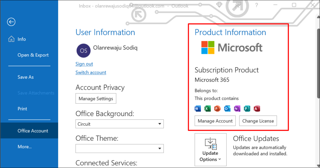 Çfarë versioni të Microsoft Office kam?