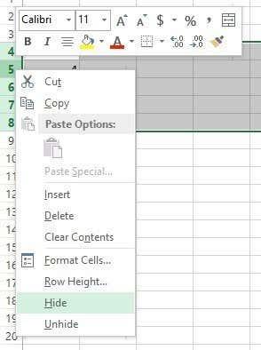 Si të fshehni fletët, qelizat, kolonat dhe formulat në Excel