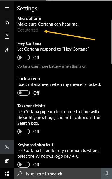 Como configurar e usar Cortana en Windows 10