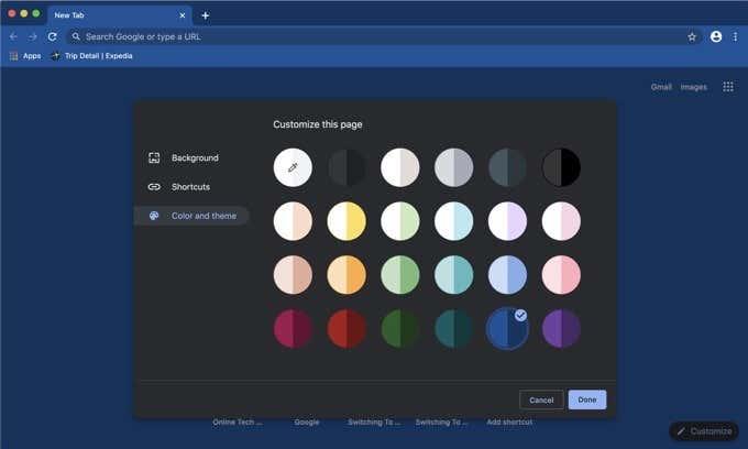 Πώς να αλλάξετε το φόντο στο Google Chrome