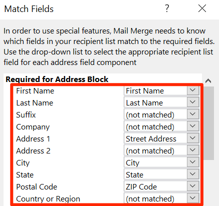 Com crear etiquetes a Word des d'un full de càlcul d'Excel