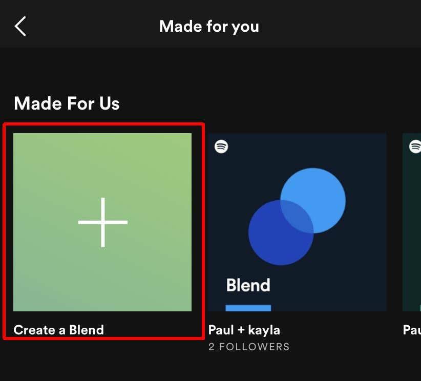 Hogyan készítsünk Spotify Blend lejátszási listát egy másik felhasználóval