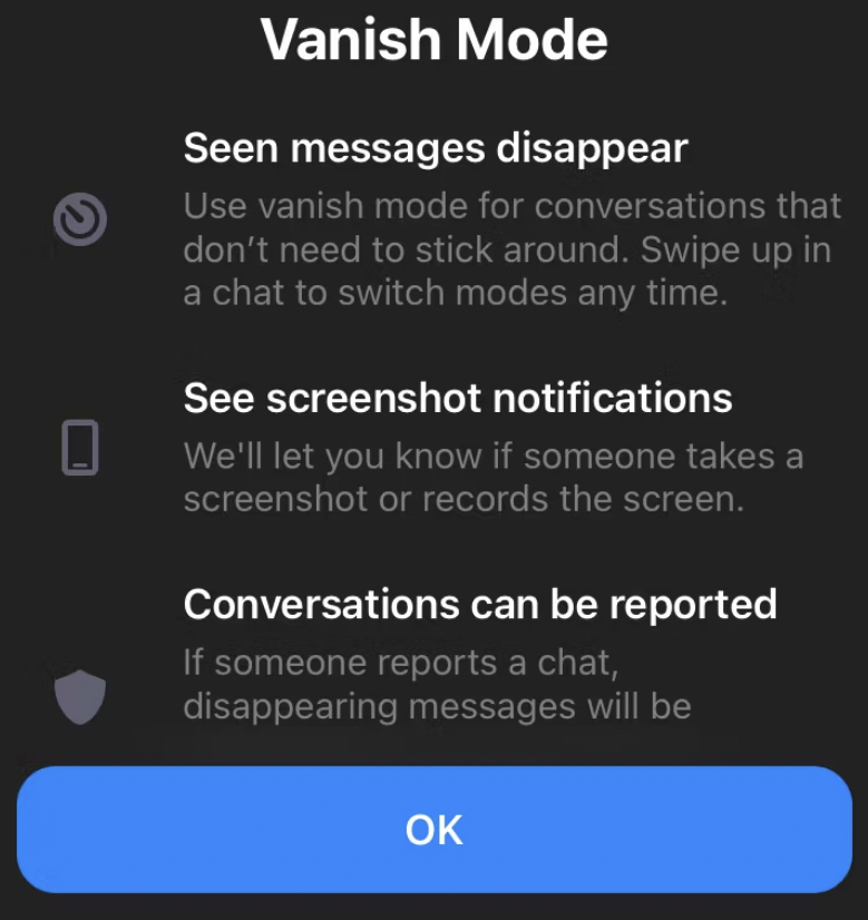 Com utilitzar el mode Vanish a Facebook Messenger