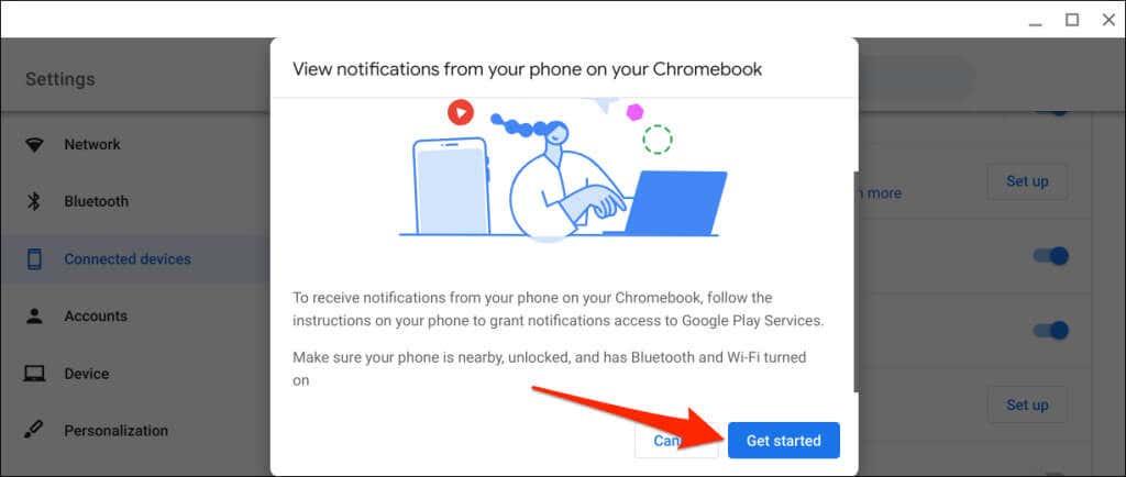 Πώς να συνδέσετε ένα τηλέφωνο στο Chromebook χρησιμοποιώντ��ς το Phone Hub