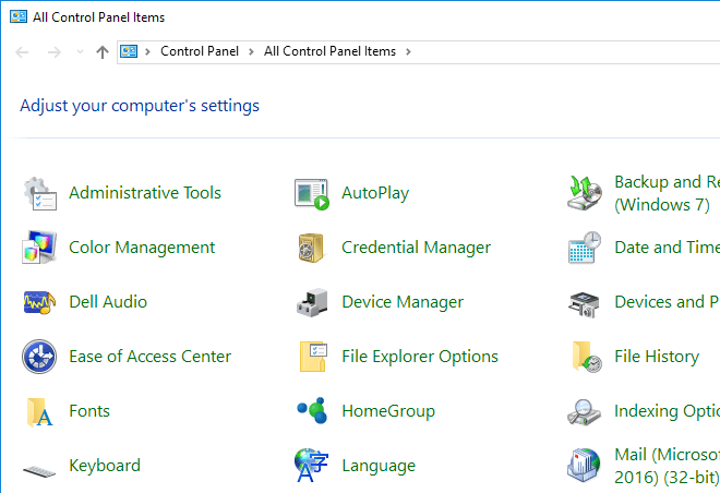 Como activar o panel de control do modo Deus en Windows