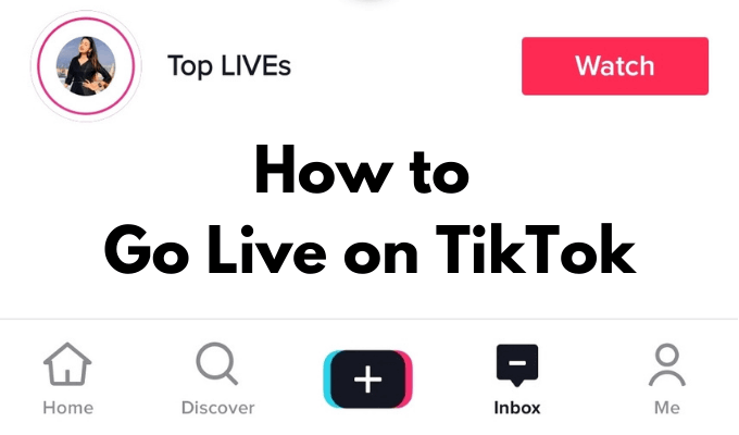 Hur man går live på TikTok