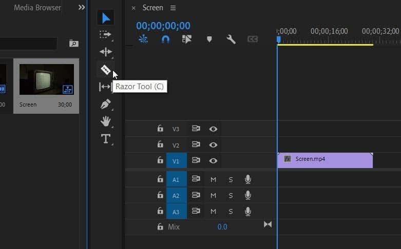 Com dividir un clip a Adobe Premiere Pro