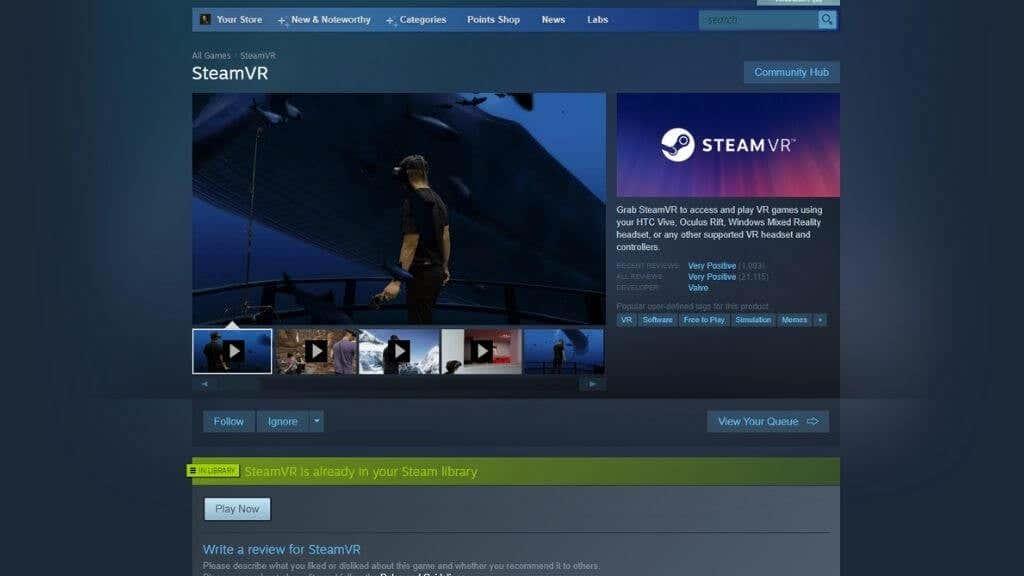 Как да играете SteamVR игри на Oculus Quest 2