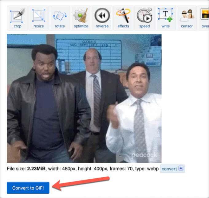 Како претворити ВебП у ГИФ на Виндовс-у или Мац-у