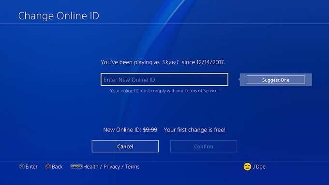 Hvordan endre PSN-navnet ditt med eller uten en generator