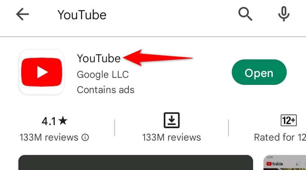 Kuinka korjata YouTube-haku, joka ei toimi