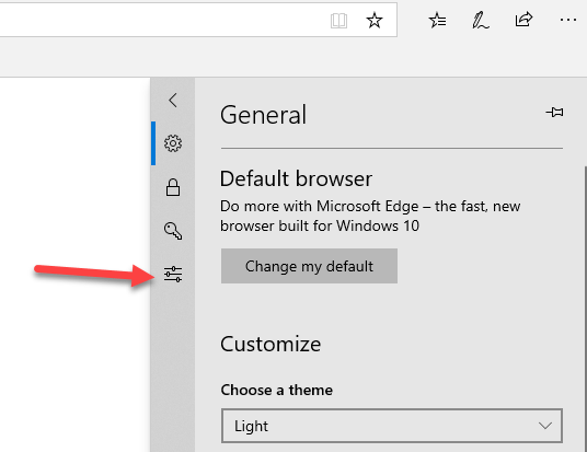 Adobe Flashi keelamine Microsoft Edge'is Windows 10-s