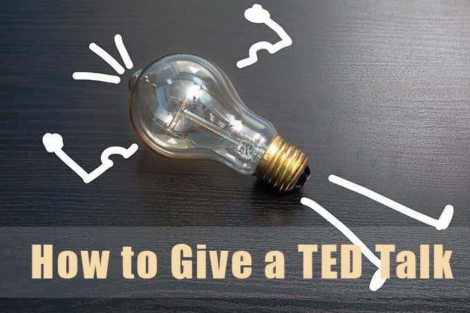 Kā sniegt TED runu