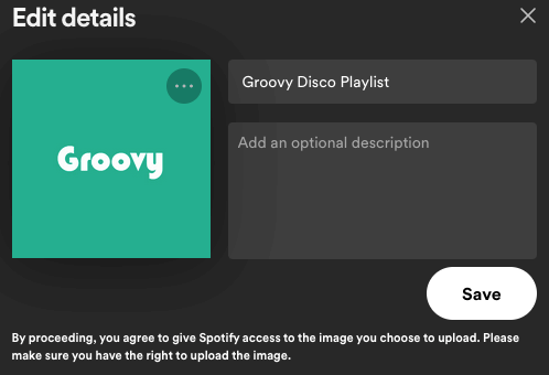 Как да персонализирате снимки на корицата на плейлиста на Spotify