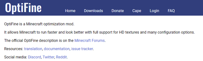 Sådan downloades og installeres OptiFine i Minecraft