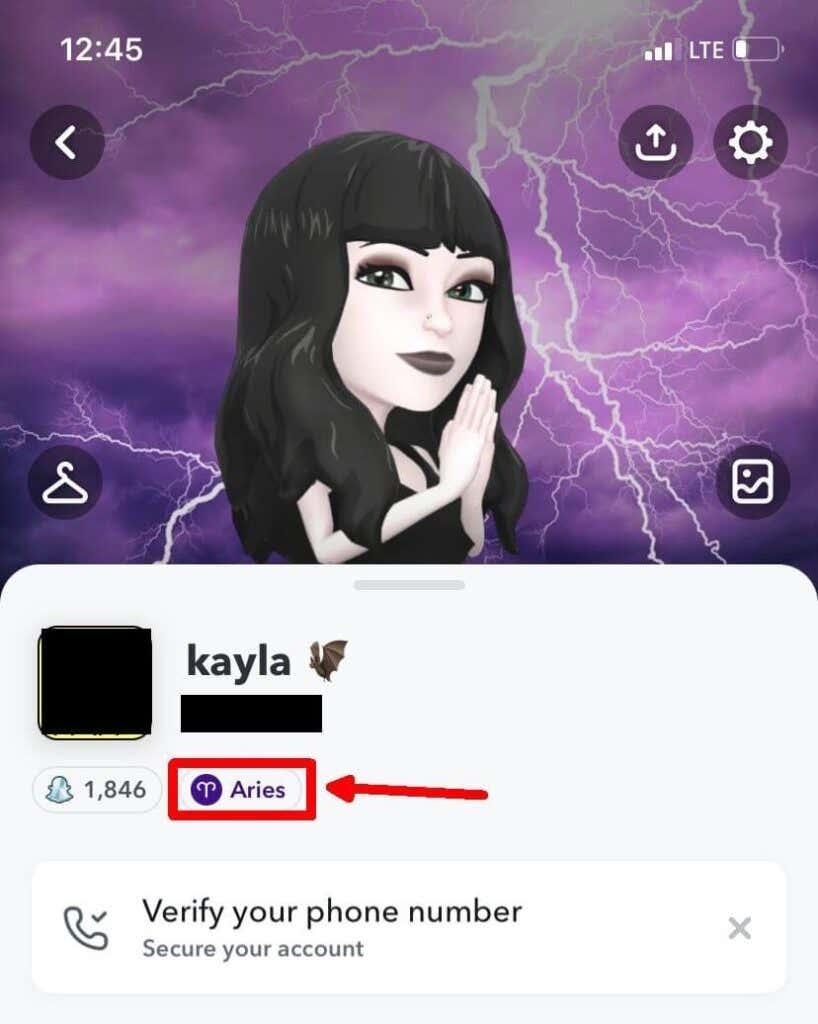 Si të përdorni profilin astrologjik në Snapchat