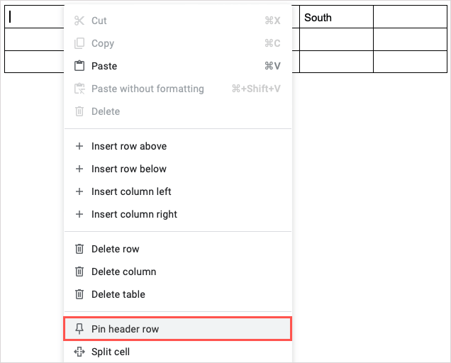 Jak přidat, upravit, seřadit a rozdělit tabulku v Dokumentech Google