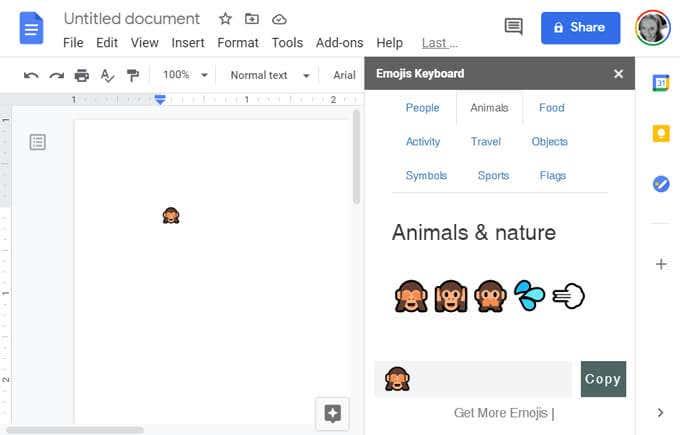 Com inserir emoji a Word, Google Docs i Outlook