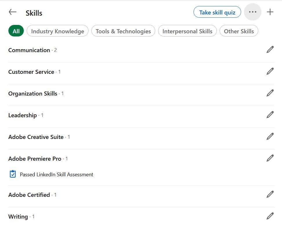 Как да вземете оценки на уменията в LinkedIn, за да подобрите своя профил