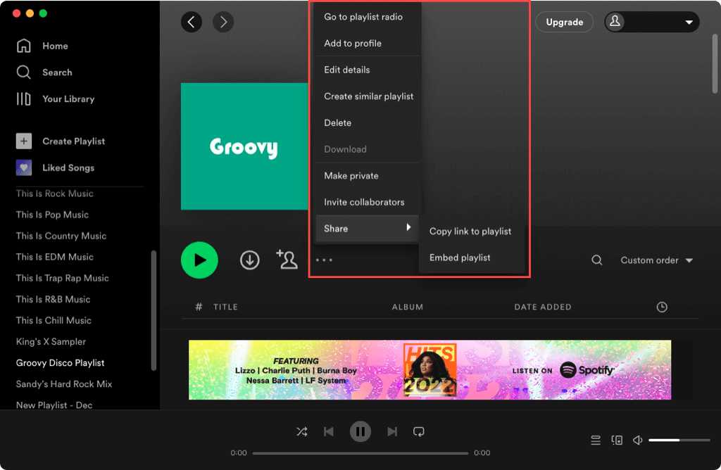 Як поділитися списком відтворення Spotify