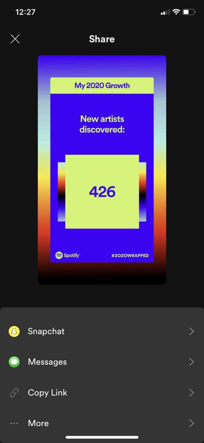 Hvernig á að sjá og deila Spotify umbúðunum þínum