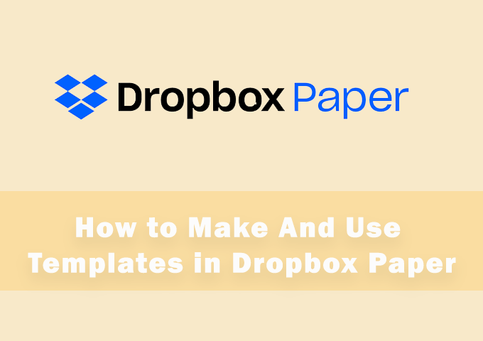 Com crear i utilitzar plantilles de paper de Dropbox