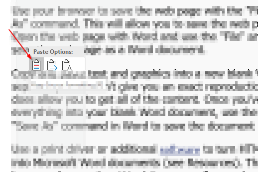 Как да запазите уеб страница в Word документ бързо и лесно