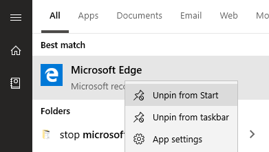 Kuinka ohittaa Microsoft Edge Windows 10:ssä