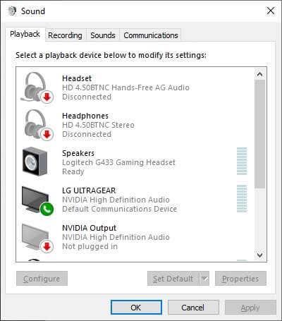Surround-äänen määrittäminen Windows 10:ssä