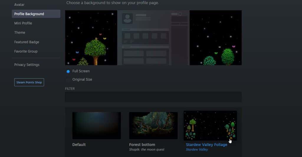 Slik endrer du profilbakgrunnen din på Steam