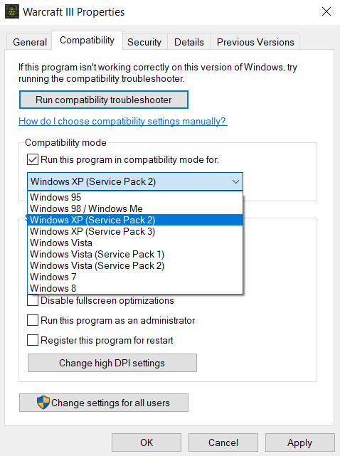 Käivitage vanemaid programme Windows 11/10 ühilduvusrežiimis