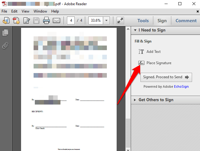 Com signar un fitxer PDF a Windows