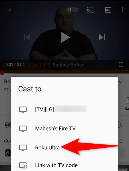 Kako gledati YouTube na Roku