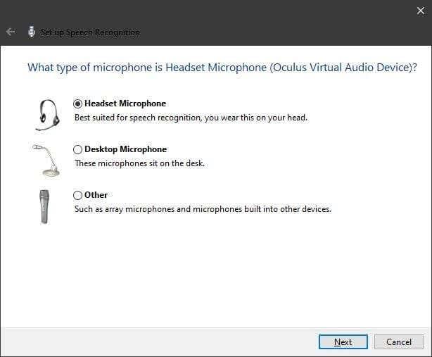 Como controlar o teu PC con Windows 10 coa túa voz