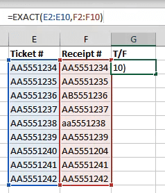 Як знайти відповідні значення в Excel